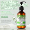 Rosemary Strengthening Shampoo with Biotin, Hair Growth and Repair Formula,