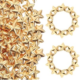 COHEALI 200pcs Three-dimensional Pentagram Nail Charms Uv Epoxy Manicure Decor Elegant Diy Accessories for Girls and Women for Nail Art and Craft Projects