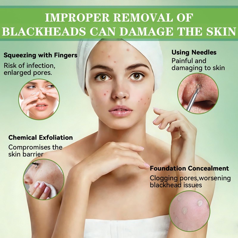 Aarivibe Blackhead Remover Mask, Bamboo Charcoal Peel Off Face Masks(120g)