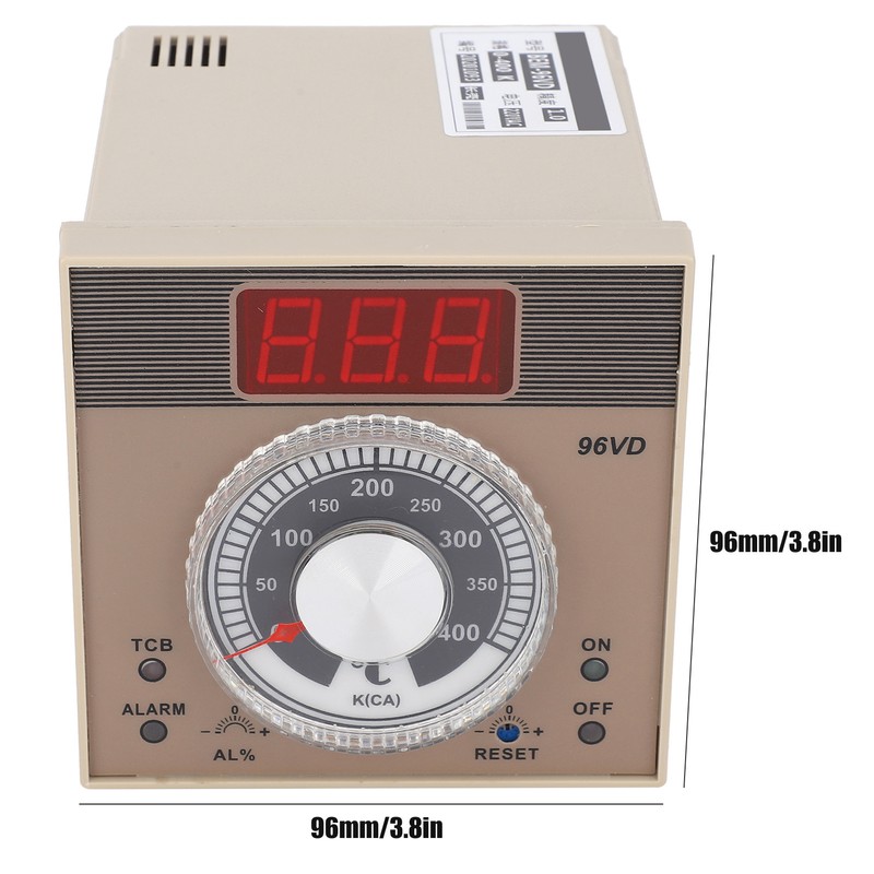 BERM Digital Display Temperature Controller Adjuster Thermostat with Knob BEM-96VD