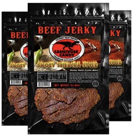 Carnivore Candy Smoky Sriracha Style Jerky (3 packs)