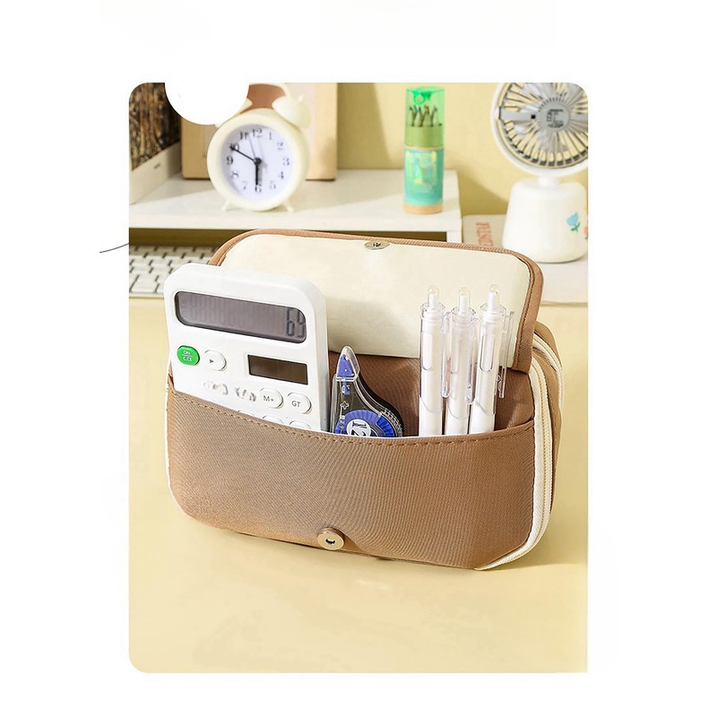 Pen Case, Large Capacity, Pencil Case, Stylish, Pen Holder, Simple,