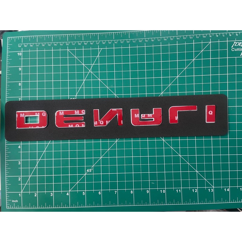 Denali 1-PC Nameplate Emblem HD Badge for GMC Yukon &
