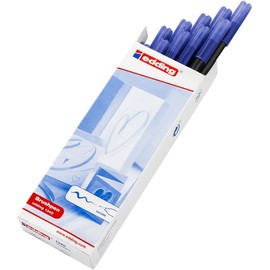 edding 1340 Brush Pen Blue - Fibre Pen with Flexible Brush Style Tip