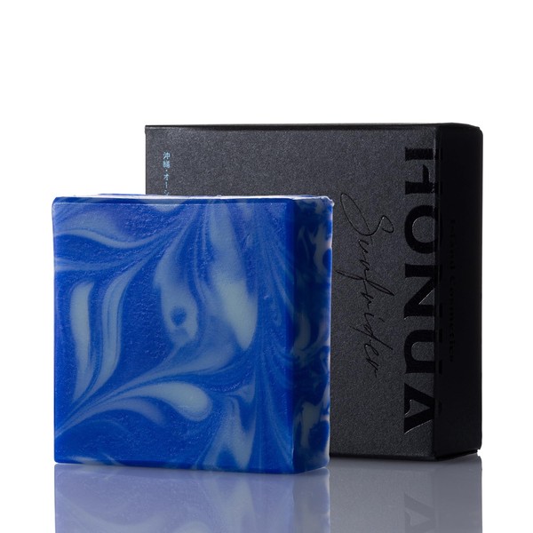 HONUA Surfrider Shampoo Bar, Frame Kneading Solid Soap, Cold Process,