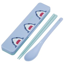 Skater CCS3SAAG-A Chopsticks & Spoon Set, Samech, 7.1 inches (18 cm), Antibacterial, For Adults, Made in Japan