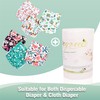 wegreeco Unscented Diaper Liners,Fragance Free and Chlorine Free - 100