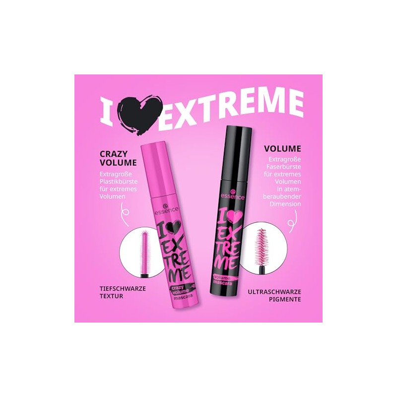 Essence - I love extreme Crazy Volume - Mascara for