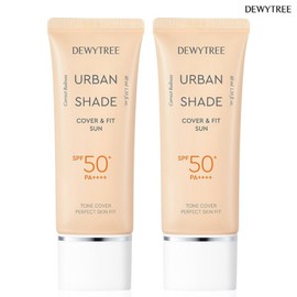Dewytree 듀이트리 어반쉐이드 파데프리 커버앤핏 선크림 40ml 2개 (톤보정) Duetree Urban Shade Padefree Cover & Fit Sunscreen 40ml 2 pieces (Tone Correction)