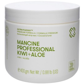 Mancine Strip Wax: Ultra Film Kiwi & Aloe (14oz)