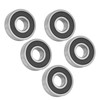 10PCS Miniature Ball Bearings High Accuracy Rubber Sealed Deep Groove