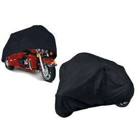 SBU Quality Trike Cover Compatible for BY SIZE trikes up to 105"L x 60W x 45H 3-Wheeler. TOP OF THE LINE PROTECTIVE BIKE TARP. Breathable and Portable Vehicle Protection
