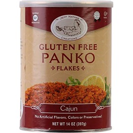 Chef Jeff Nathan Gourmet Cajun Panko Flakes 14oz, Gluten Free, No Artificial Flavors, Colors or Preservatives