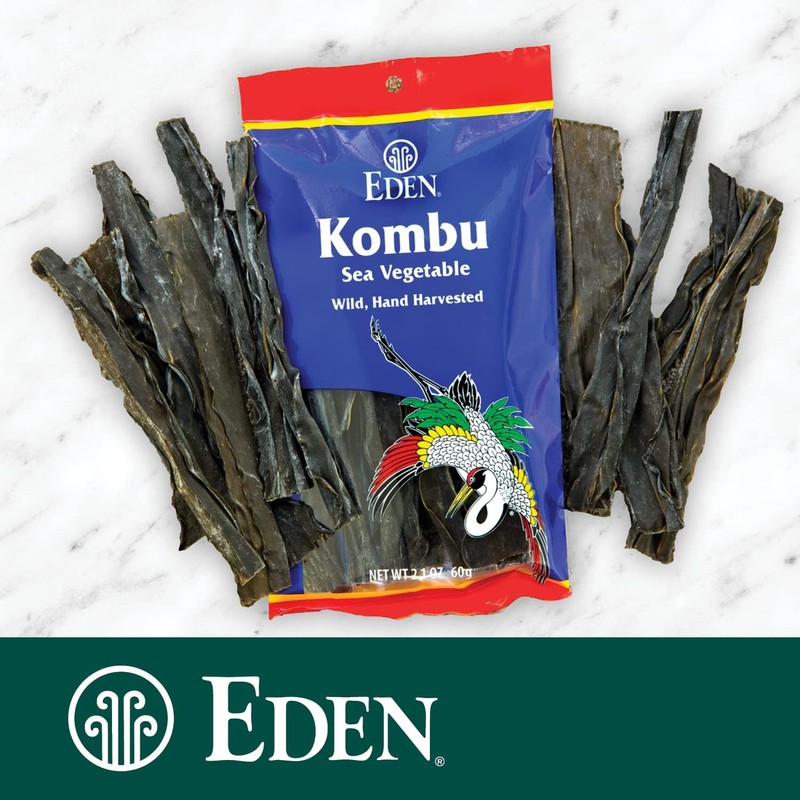 Eden Kombu, Wild Japanese Hand Harvested Sea Vegetable, Hokkaido, Dashi,