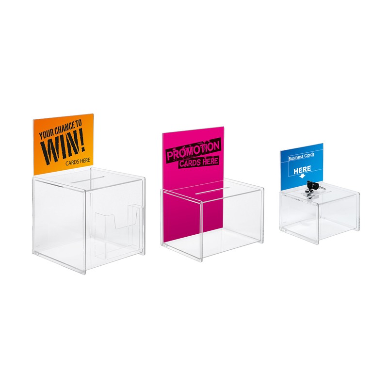 SIGEL VA151 Lockable Promotional Box / Suggestion Box, 15 x