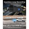 NHOPEEW 720P Dash Cam Front - 720P Mini Dash Camera