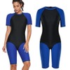 Scuba One piece Diving Snorkeling Wet Suit Short Sleeve Fast