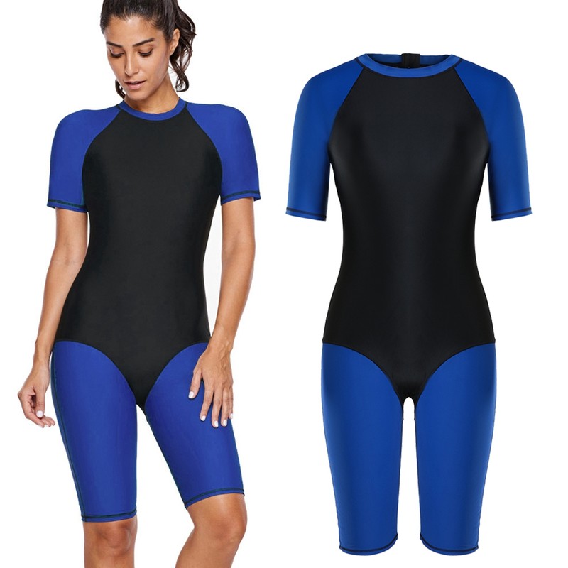 Scuba One piece Diving Snorkeling Wet Suit Short Sleeve Fast