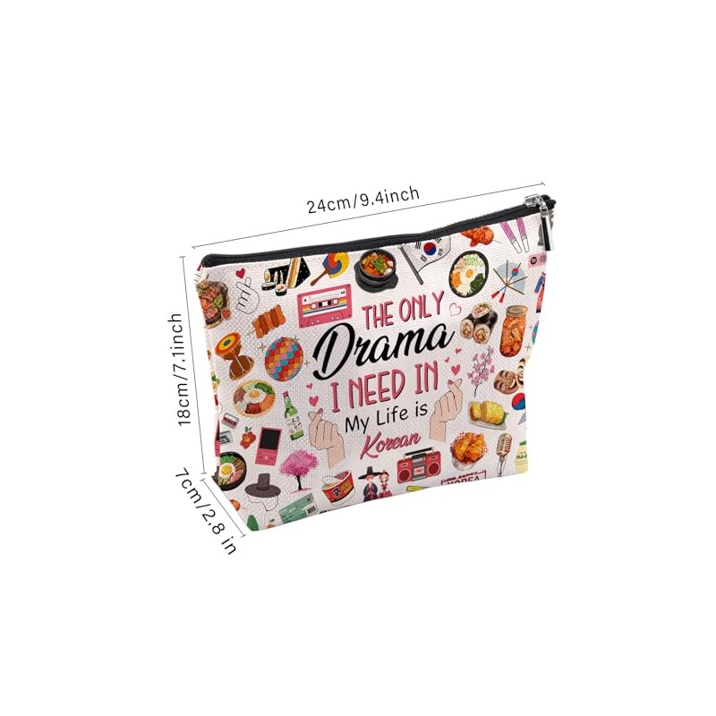Bolsa de maquillaje de viaje, regalos de viaje para mujeres,