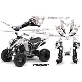 AMR RACING ATV Decals Graphics Stickers For Yamaha Raptor 350 2004-2014 REAPER W