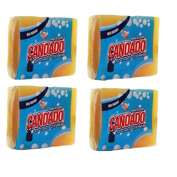 JABON CANDADO DE CUABA  LAVA SOAP CLOTHING DIRT REMOVER SOAP 4 packs OF 5 BARS