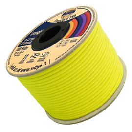 VILIGO Paracord 750 Nylon Rope with 11 Inner Strands, Camping Rope, Hiking and Outdoor Activities, Multi-Purpose Rope, High Breaking Load (15 m, Electro)