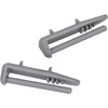 4 Pack Dishwasher Rear Rail Cap Stopper Pin for Rack,