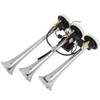 Scitoo 150db Super Loud 3Pcs Electric Air Horns Kit for