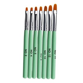FRCOLOR 1 Set Nail Decoration Colored Painting Brush Dotting Pen Tool Manicure Tools Nail Art Tips Builder Brush Nail Painting Pen Nails Nail Painting Brush Nail Art Liner Wooden Green