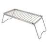 Large Folding Camp Fire Grill, 304 Stainless Steel Fire Pit,