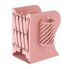 Expandable Desktop Metal Bookshelf Multifunctional Bookcase Book Holder for Shelf