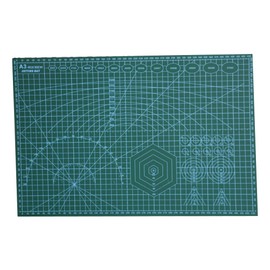 A1 A2A3 A4 A5 Cutting Mat Non-Slip Self Healing Sewing Quilting Cutting Board Double Sided Grid Crafts Modelling Paper-Craft Green (Green, A3)