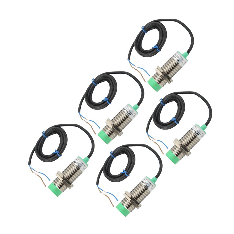 5 Pcs Proximity Sensor 2 Wire Normally Open 10mm Detecting