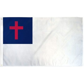APFoo Christian Flag Religious Church Banner Jesus Cross Bible Pennant 3x5 Outdoor New