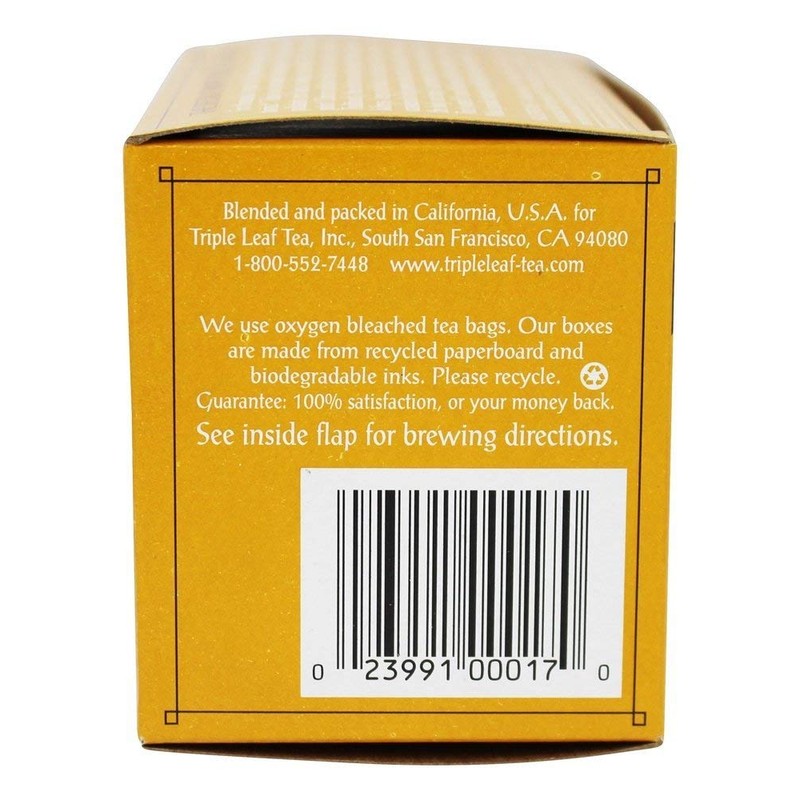 Triple Leaf Natural Herbal Tea, Detox 20 bags (Pack of