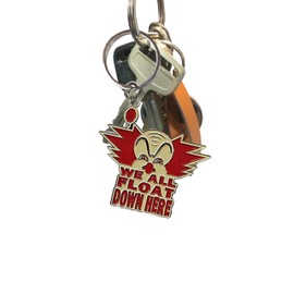 We All Float Down Here Miniseries Parody Enamel Metal Ring Key Chain Keychain