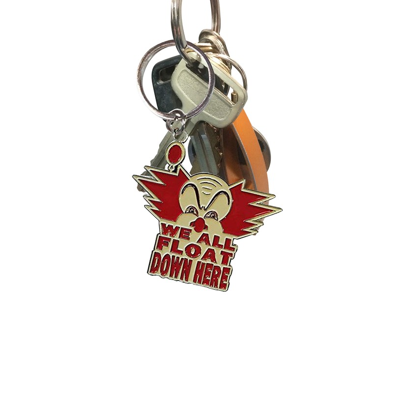 We All Float Down Here Miniseries Parody Enamel Metal Ring