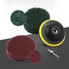 Drill Brush, Scrub Pads 4" Drill Power Brush Tile Scrubber
