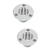 LALAFINA 2 Sets Stainless Steel Boat Deck Drain Plug Durable