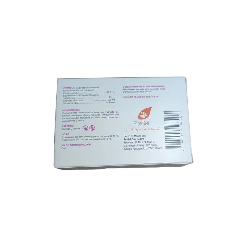 Propet Silimarina Perros Gatos Hepatoprotector 30caps
