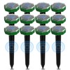 Solar Powered Mole Repellent 12 Pack, Ultrasonic Mole Repellent for