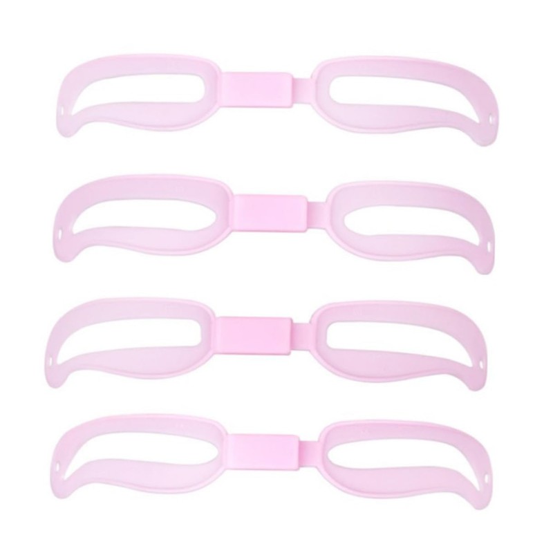 Healeved 15 Sets Brow Stencil Eyebrow Grooming Reusable Card Makeup