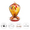 2 Packs Hummingbird Feeder for Outdoors Hanging Ant and Bee