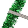 DECORA Green Tinsel Garland for Christmas Tree Decorations Wedding Birthday
