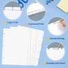 SUNEE Binder Dividers with Tabs for 3 Ring Binder, 8.5