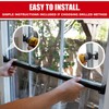 SecurityMan Window Security Bar - Easy Install for Horizontal/Vertical Windows