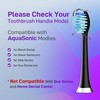 Replacement Brush Heads Compatible with AquaSonic Black Series Toothbrush