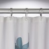 Sealskin Orchid Shower Curtain, Polyester, Blue, 180 x 200 cm
