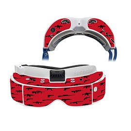 MightySkins Skin Compatible with Fat Shark Dominator V3 - Guns | Protective, Durable, and Unique Vinyl Decal wrap Cover | Easy to Apply, Remove, and Change Styles | Made in The USA