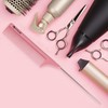 HYOUJIN Rattail Carbon Comb - Wide Tooth, Teasing, Metal Parting,